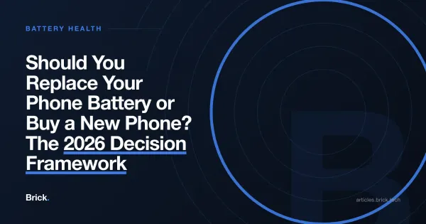 Should You Replace Your Phone Battery or Buy a New Phone? The 2026 Decision Framework