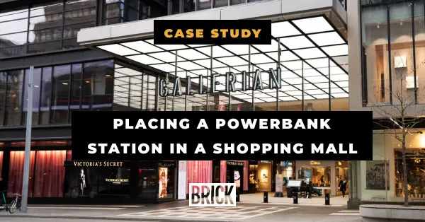 Cover image for Case Study - Placing a Power Bank Station in a Shopping Mall