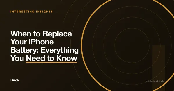 When to Replace Your iPhone Battery: Everything You Need to Know