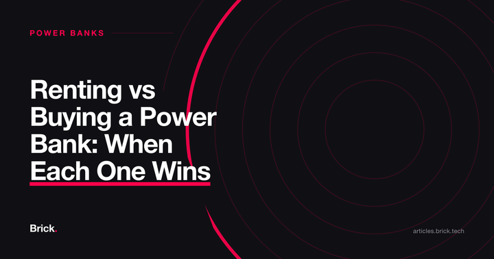 Renting vs Buying a Power Bank: When Each One Wins
