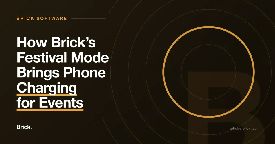 How Brick’s Festival Mode Brings Phone Charging for Events