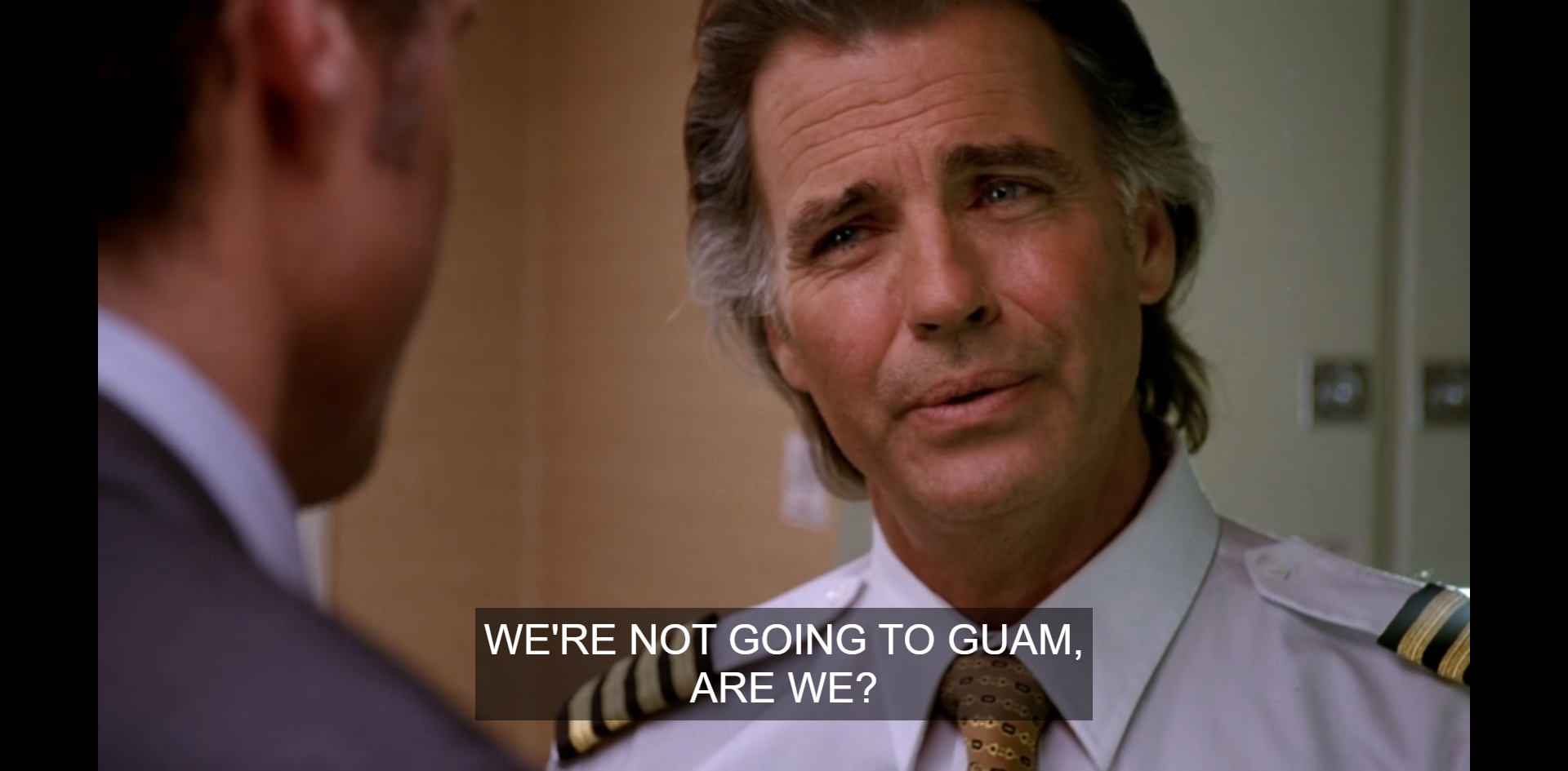 Frank Lapidus says "We're not going to Guam, are we?"