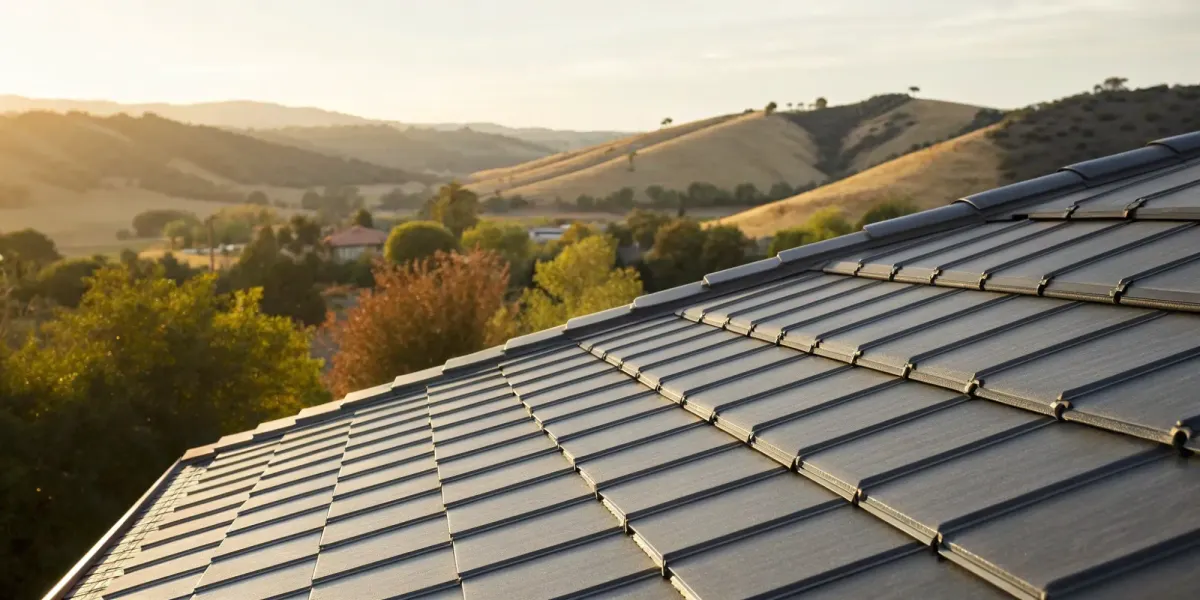 A fire-resistant roof that helps lower home insurance costs.