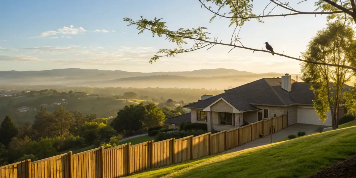 Adding wildfire coverage to a policy for a home located on a wooded hillside.