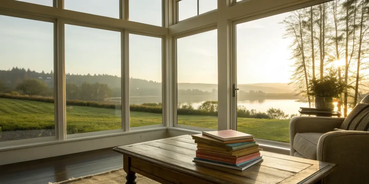 Homeowner's insurance policy for a house with a lake view.