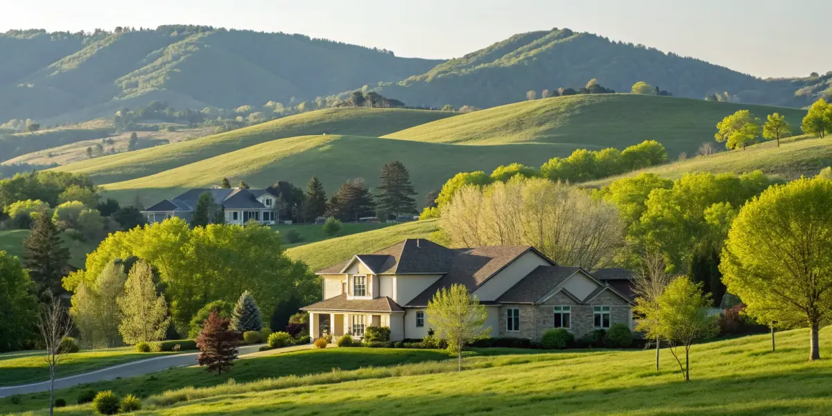 A home in a wooded area switching from the FAIR Plan to private insurance coverage.
