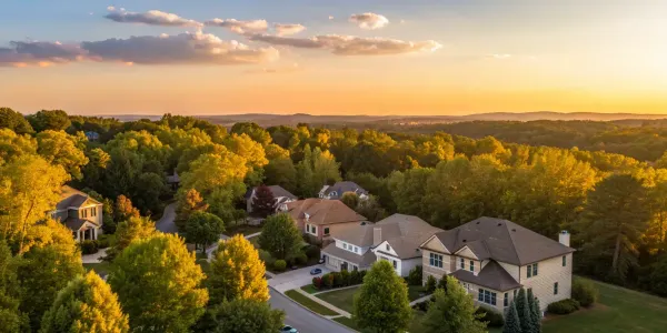 Rental property insurance for homes in a high-risk suburban neighborhood.