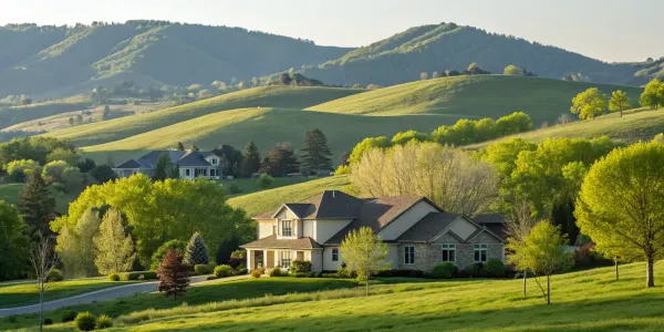 A home in a wooded area switching from the FAIR Plan to private insurance coverage.
