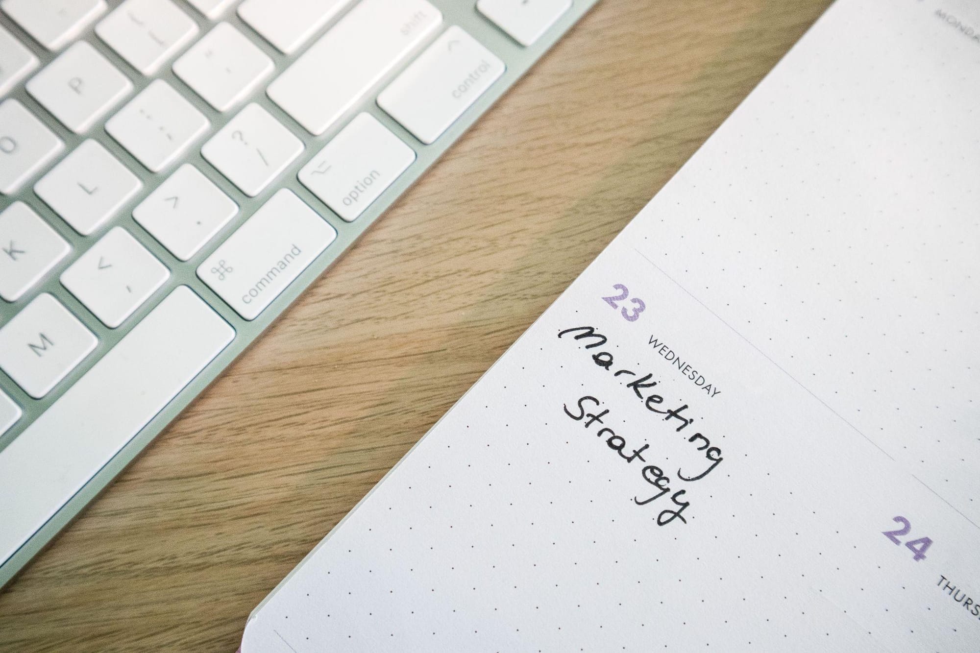 Marketing Strategy Schedule | Image Source: Pexels