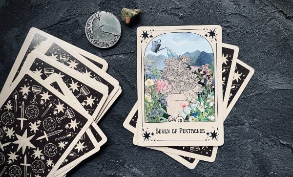 seven of pentacles from the every little thing you do is magic tarot