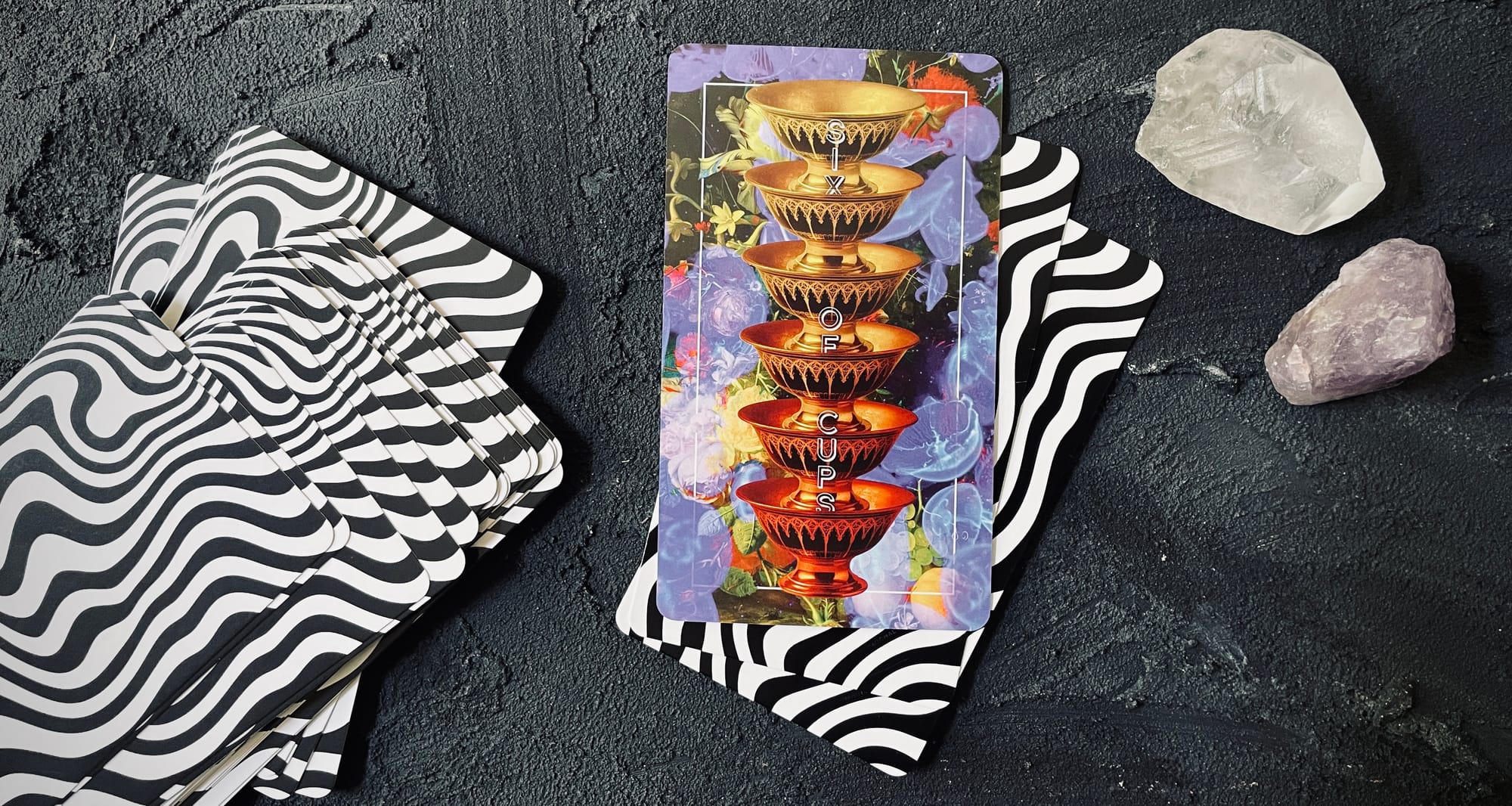 six of cups from the anthropologist tarot
