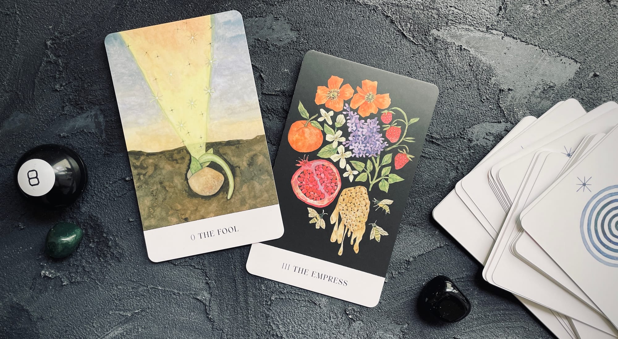 fool & empress from lindsay mack's soul tarot