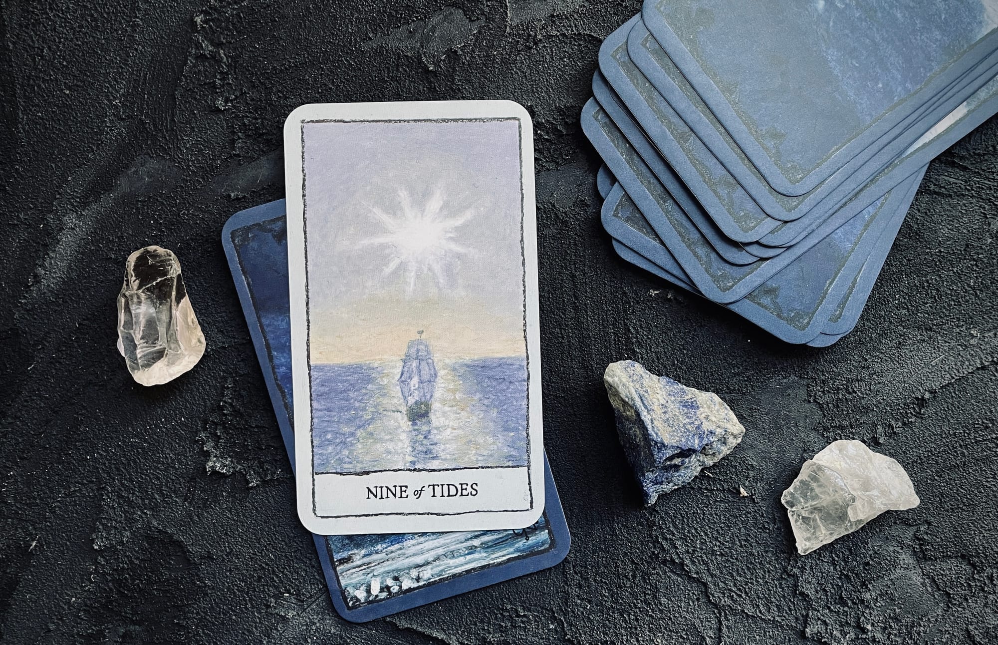 nine of tides from the mindscapes tarot