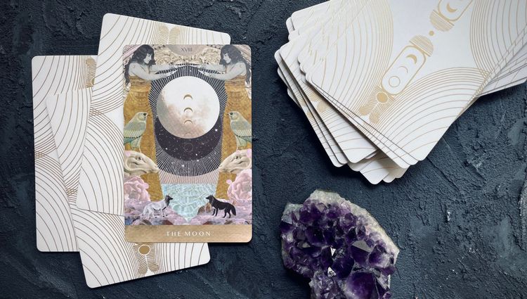 the moon from the moonchild tarot deck