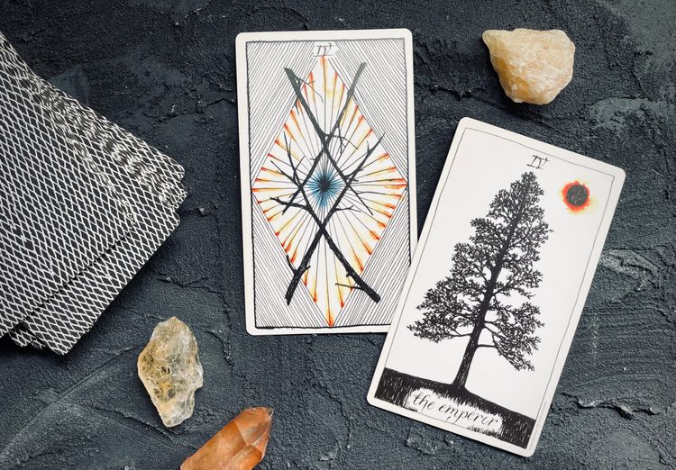 four of wands // the number four