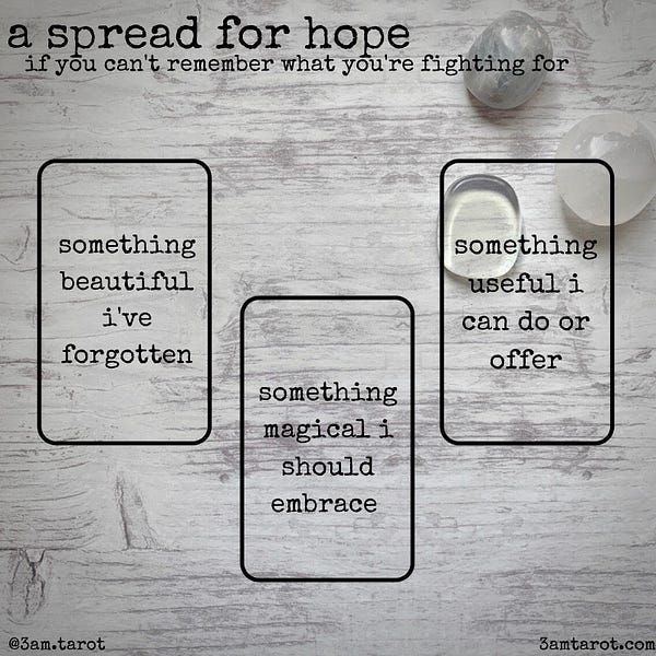 for hope in the face of fear