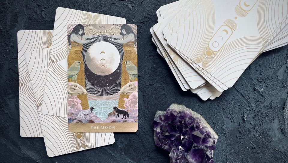 the moon from the moonchild tarot deck