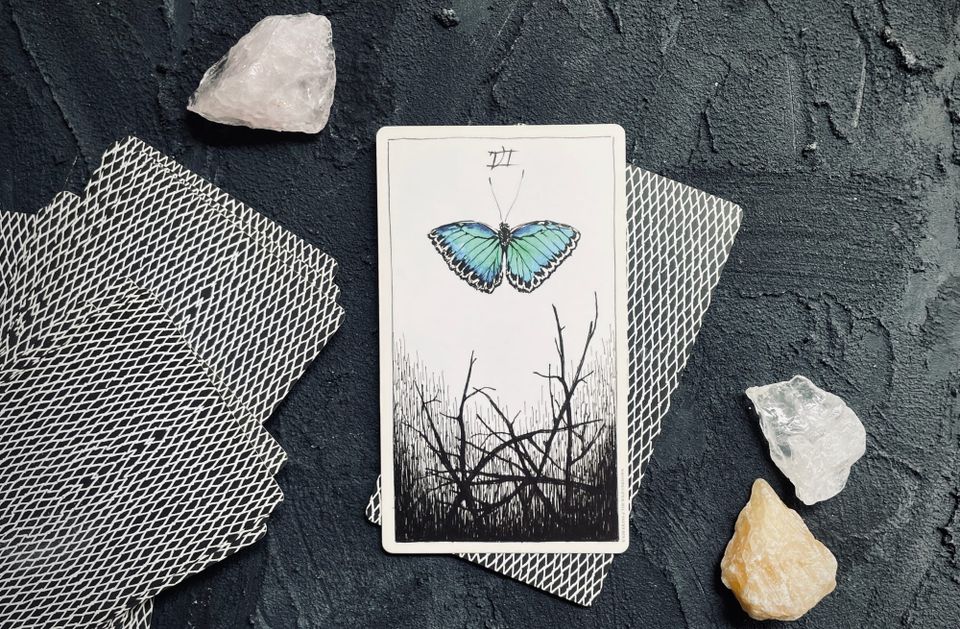 six of wands // the number six