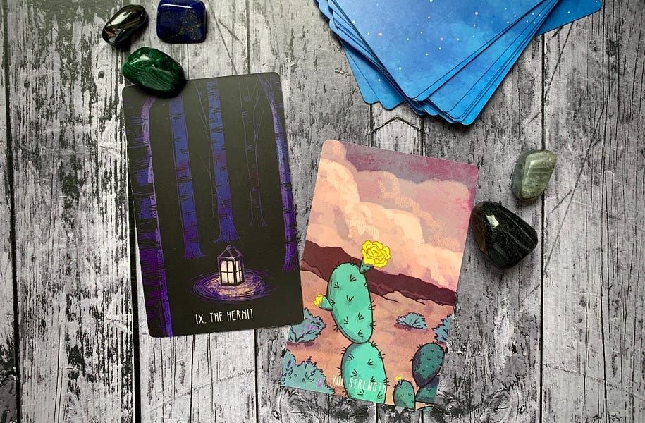 from strength to the hermit