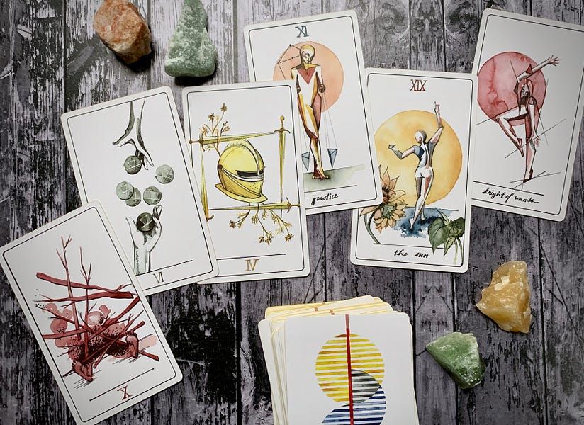 a new year's spread & reading