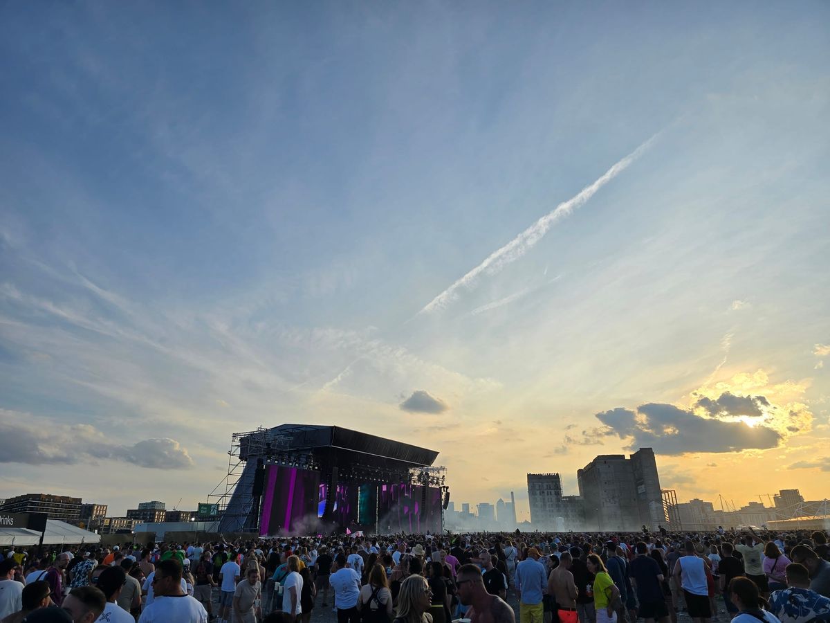 A Friday afternoon festival at Silverworks Island, London