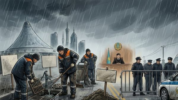 «Elorda Eco System» жұмысшыларына қарсы заң мен ОМОН қалай жұмыс істейді