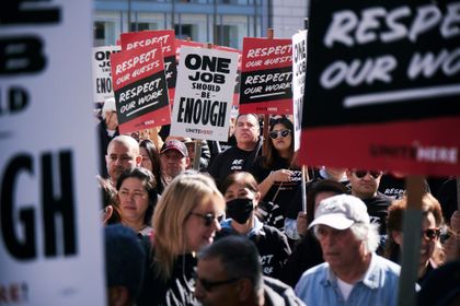 Workers demand greater labor rights at May Day rally and march