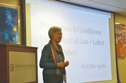 GABRIELA-D.C. Chapter on martial law and the women's role in the Philippine Movement