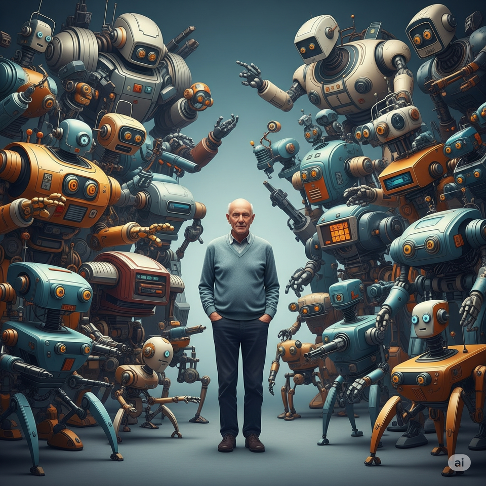 I am awash in robots!