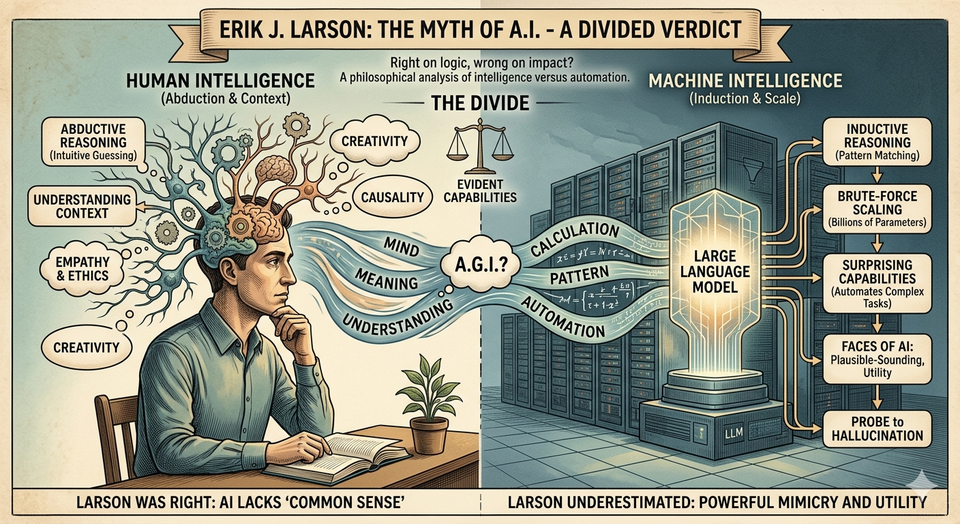 Was Erik J. Larson, author of the "The Myth of AI", right?