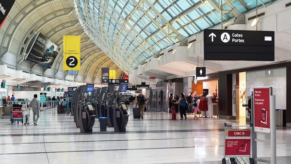  Inside Terminal 3 of the Lester B. Pearson airport