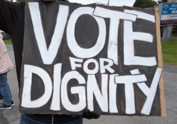 Signs of defiance.