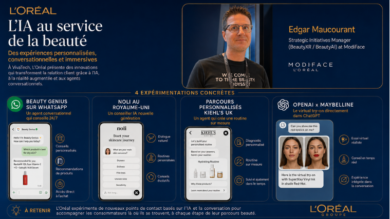 IA, WhatsApp, ChatGPT : L'Oréal repense le parcours client