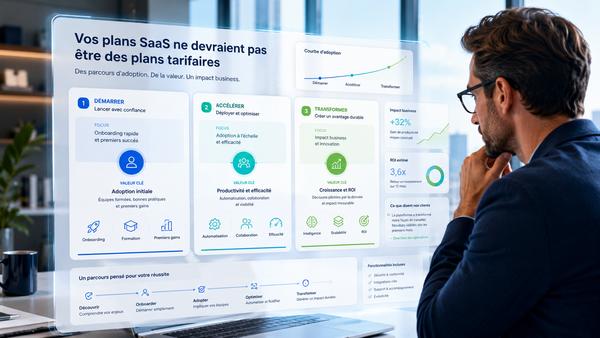 Vos plans SaaS ne devraient pas être des plans tarifaires