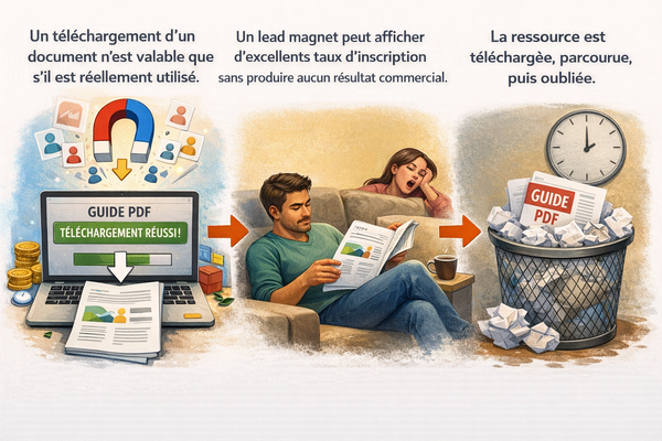 Pourquoi votre lead magnet ne convertit pas : précision, usage, continuité