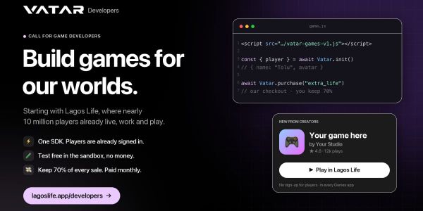 Lagos Life opens its platform to game developers