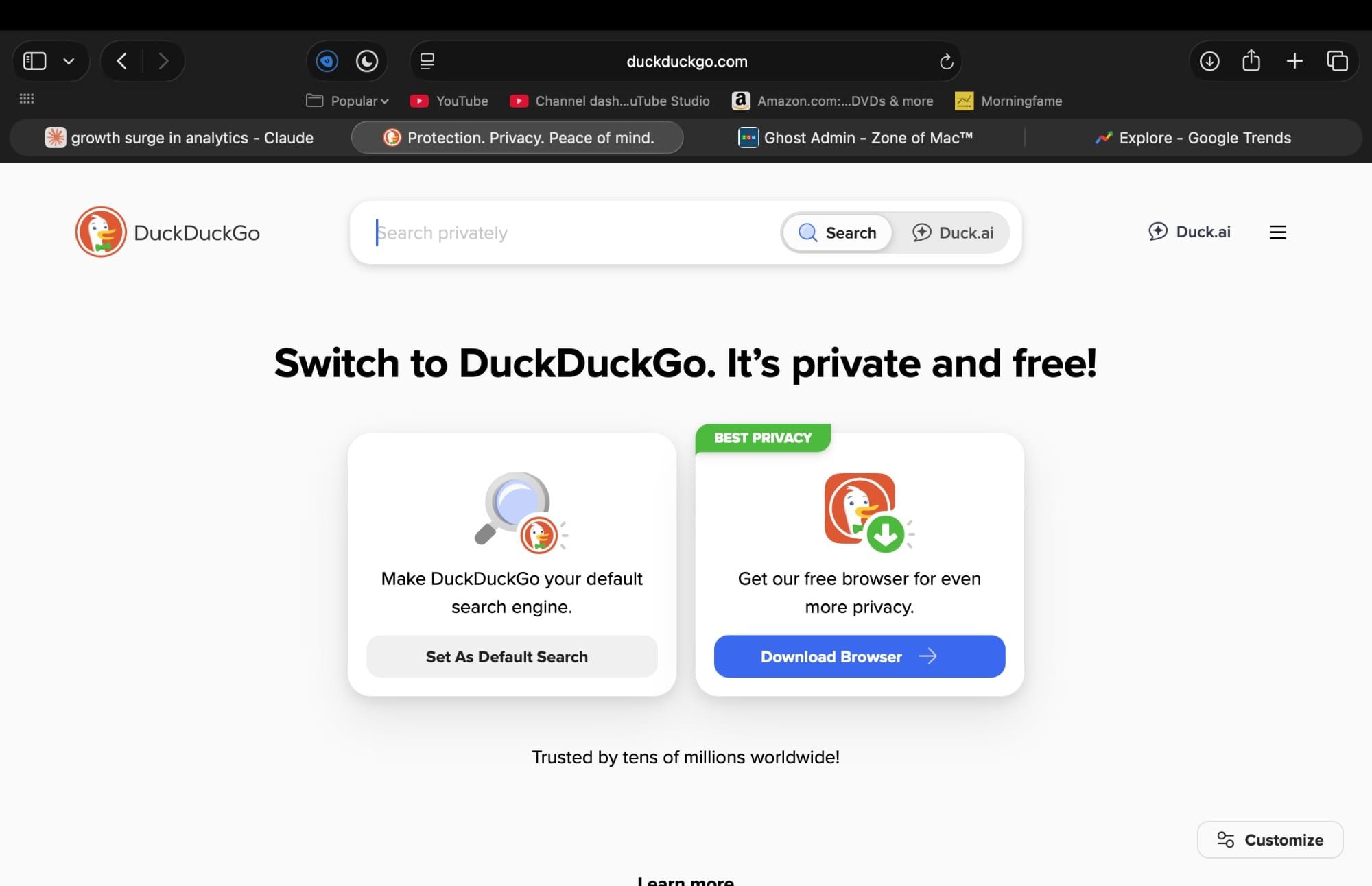 How to Set DuckDuckGo as the Default Search Engine on Mac, iPhone, and iPad