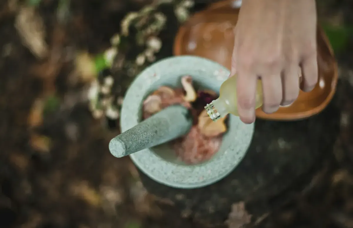 Activating Ayurvedic Plants at the Quantum Level with Greenspace Herbs