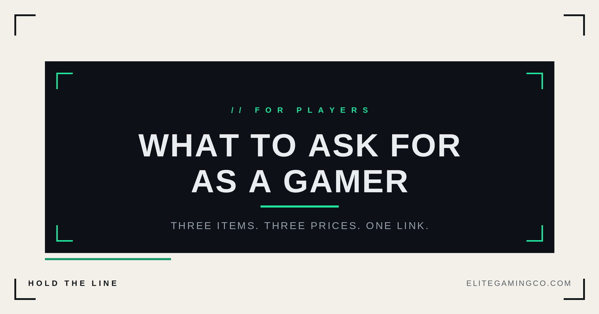 What to Ask For for Christmas as a Gamer (Without Getting Another Headset)