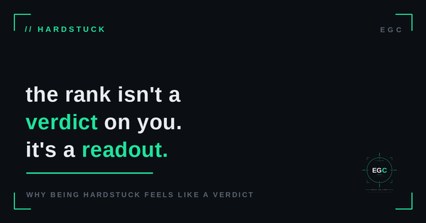 Why Being Hardstuck Feels Like a Verdict On You (And Why It Isn't)