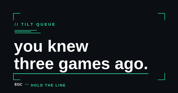 Why You Keep Queueing After You Already Know You're Done