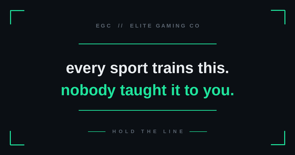 Every Sport Trains This. Hardstuck Players Were Never Taught It.
