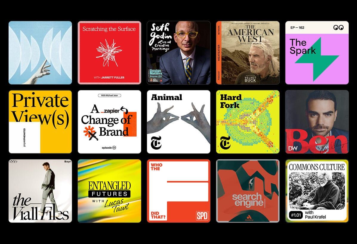 Most beautiful podcast covers