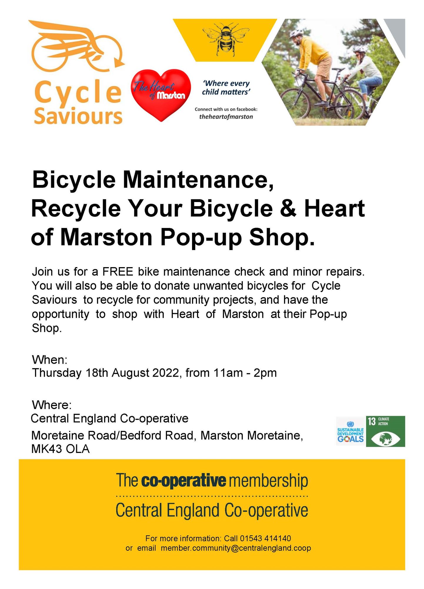 FREE Bicycle Maintenance & Donations