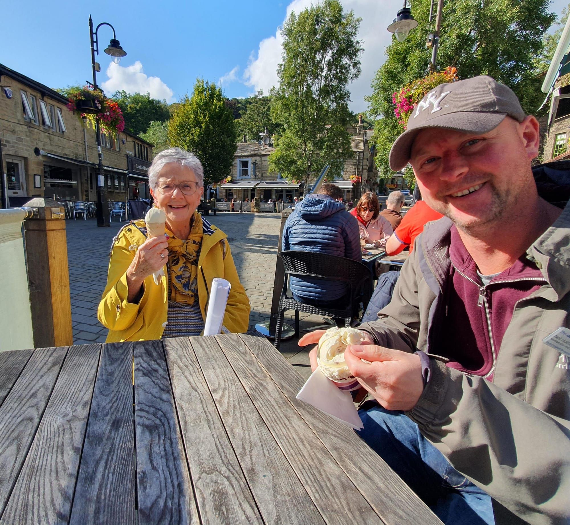 Shepley Co-op members visit to Howarth and Hebden Bridge