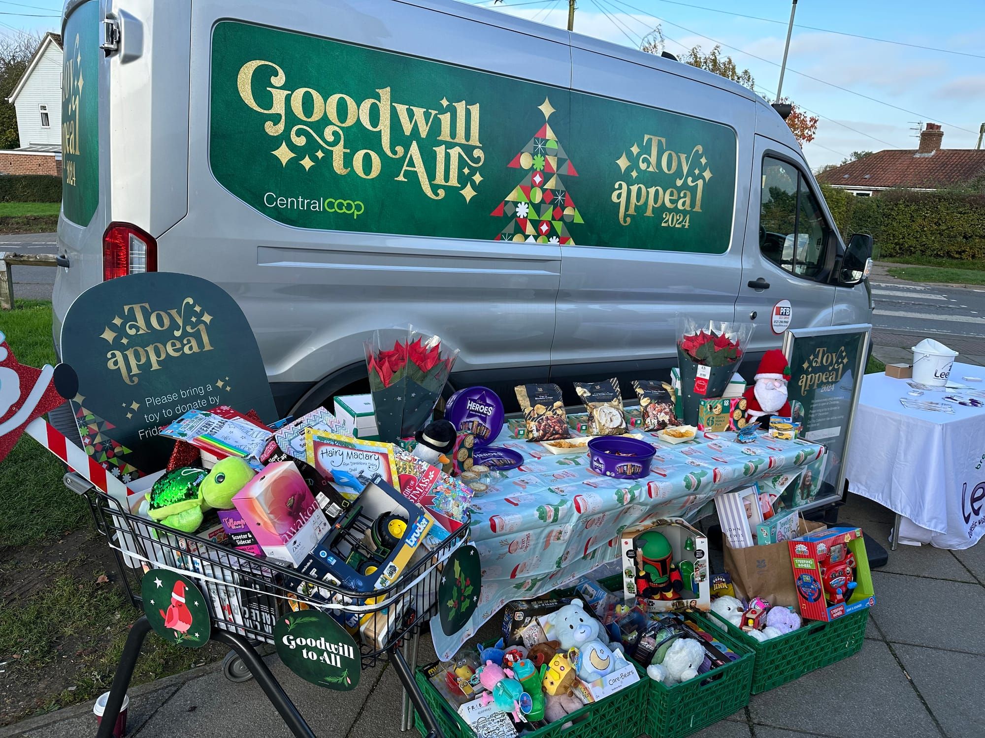 Festive Toy Van tour.