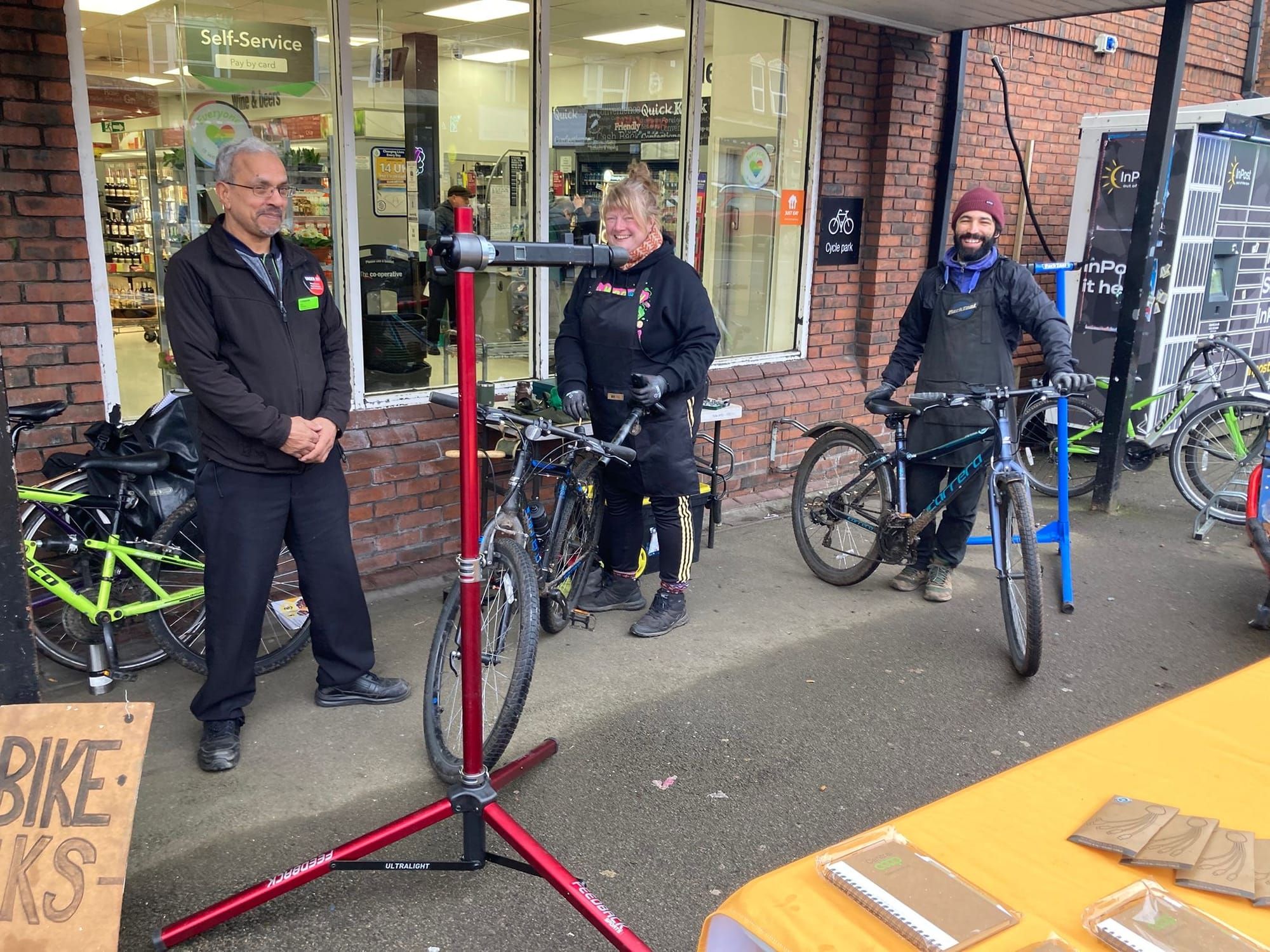 Winter Bike Sessions supporting our members and community