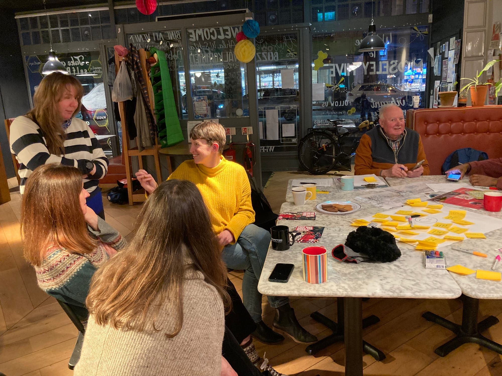 Community come together in Birmigham to talk cycling at local Cycle Cafes