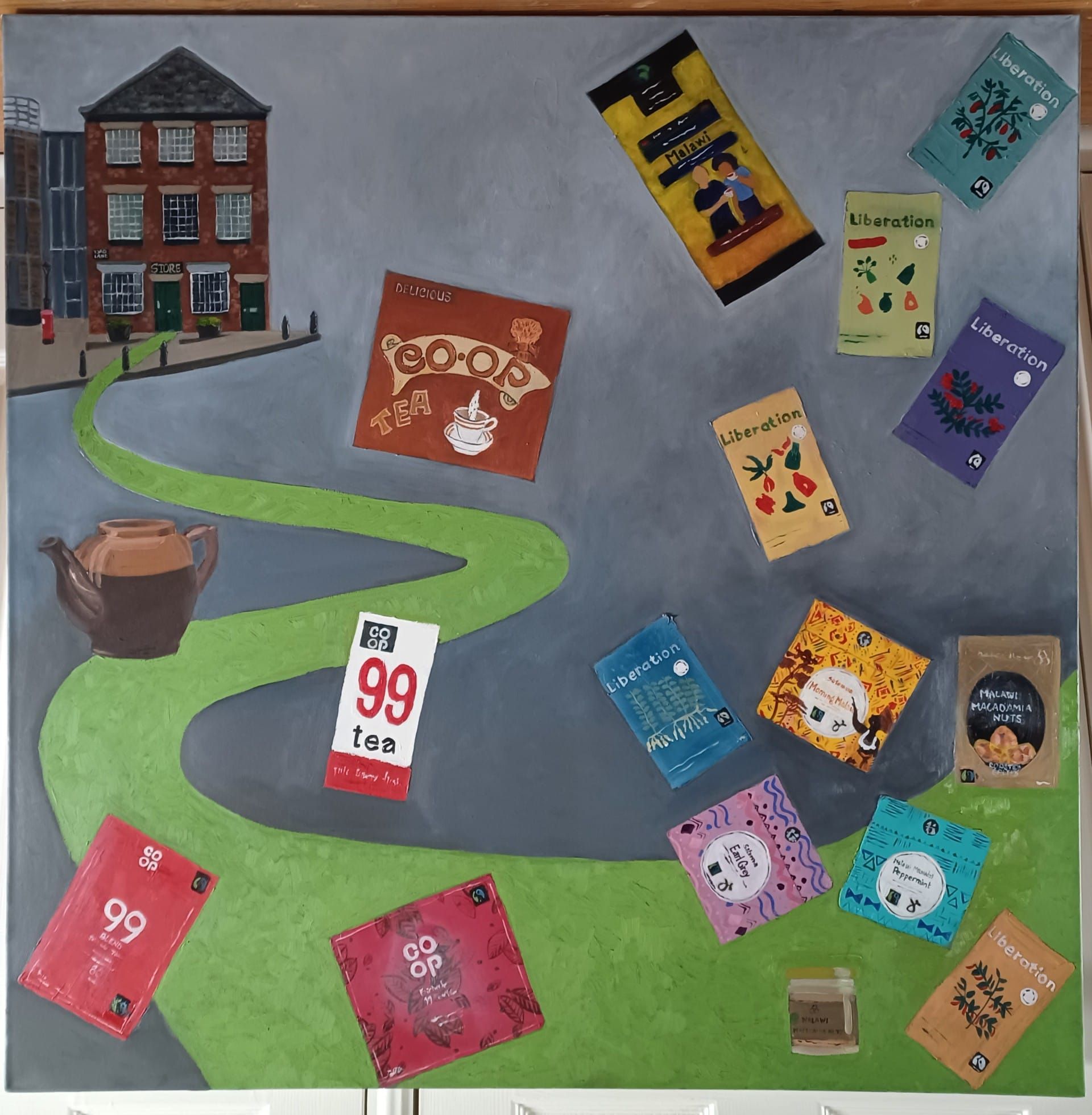 Launch of World Builders and Co-op Painting for International Year of Co-ops