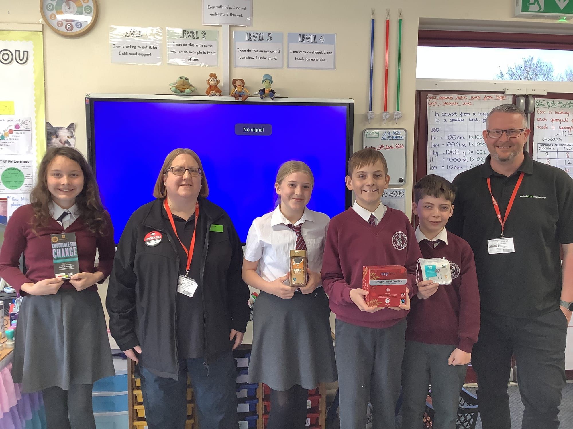 Local School children learn about Fairtrade